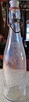 POTH'S EXTRA BEER EMBOSSED BEER BOTTLE