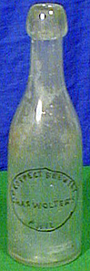 PROSPECT BREWERY EMBOSSED BEER BOTTLE