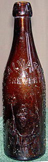 SALVATOR BREWERY EMBOSSED BEER BOTTLE