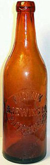 PHOENIX BREWING COMPANY EMBOSSED BEER BOTTLE