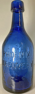 PHOENIX BREWERY EMBOSSED BEER BOTTLE