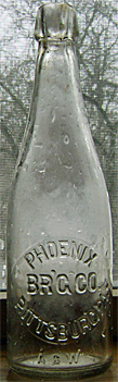 PHOENIX BREWING COMPANY EMBOSSED BEER BOTTLE