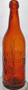 PHOENIX BREWING COMPANY EMBOSSED BEER BOTTLE