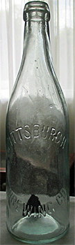 PITTSBURGH BREWING COMPANY EMBOSSED BEER BOTTLE