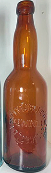 PITTSBURGH BREWING COMPANY EMBOSSED BEER BOTTLE