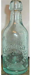 P. J. CLEARY & BROTHER WEISS BeER EMBOSSED BEER BOTTLE