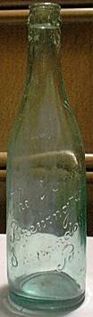 THE HOME BREWING COMPANY EMBOSSED BEER BOTTLE