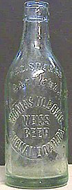 THOMAS ULECKIE WEISS BEER EMBOSSED BEER BOTTLE