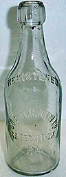 SOUTH BETHLEHEM BREWING COMPANY EMBOSSED BEER BOTTLE