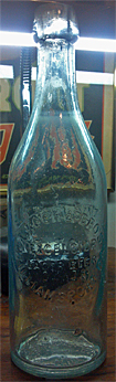 A. KOCH & BROTHERS EXCELSIOR LAGER BEER EMBOSSED BEER BOTTLE