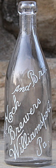 A. KOCH & BROTHERS BREWERS EMBOSSED BEER BOTTLE