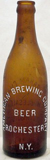 AMERICAN BREWING COMPANY EMBOSSED BEER BOTTLE