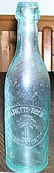 THE PALMETTO BREWING COMPANY EMBOSSED BEER BOTTLE