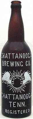 CHATTANOOGA BREWING COMPANY EMBOSSED BEER BOTTLE