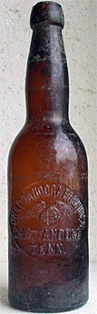 CHATTANOOGA BREWING COMPANY EMBOSSED BEER BOTTLE