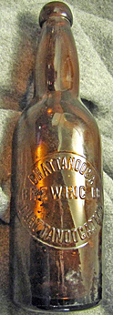 CHATTANOOGA BREWING COMPANY EMBOSSED BEER BOTTLE