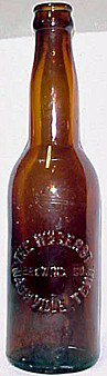 THE WILLIAM GERST BREWING COMPANY EMBOSSED BEER BOTTLE