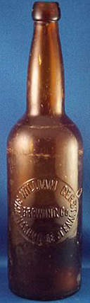 THE WILLIAM GERST BREWING COMPANY EMBOSSED BEER BOTTLE