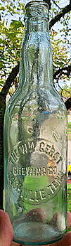 THE WILLIAM GERST BREWING COMPANY EMBOSSED BEER BOTTLE