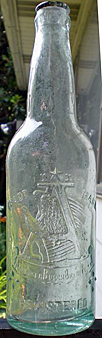 ANHEUSER BUSCH BREWING ASSOCIATION EMBOSSED BEER BOTTLE