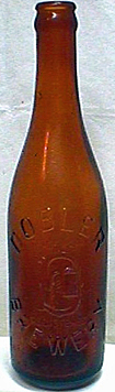 DOBLER BREWERY EMBOSSED BEER BOTTLE