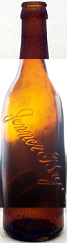 JENNER BREWING COMPANY EMBOSSED BEER BOTTLE