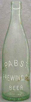 PABST BREWING COMPANY EMBOSSED BEER BOTTLE