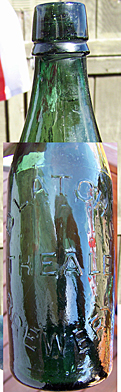 BLATCH'S BREWERY EMBOSSED BEER BOTTLE