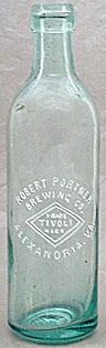 ROBERT PORTNER BREWING COMPANY EMBOSSED BEER BOTTLE