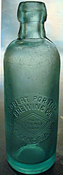 ROBERT PORTNER BREWING COMPANY EMBOSSED BEER BOTTLE