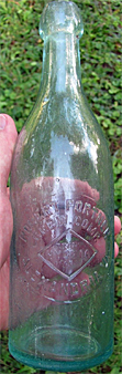 ROBERT PORTNER BREWING COMPANY EMBOSSED BEER BOTTLE