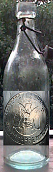 ANHEUSER-BUSCH BREWING ASSOCIATION EMBOSSED BEER BOTTLE