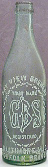 GBS EMBOSSED BEER BOTTLE