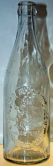 ANHEUSER-BUSCH BREWING ASSOCIATION EMBOSSED BEER BOTTLE