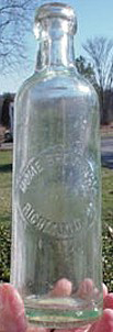 HOME BREWING COMPANY EMBOSSED BEER BOTTLE