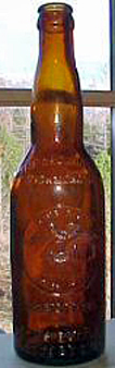 HOME BREWING COMPANY EMBOSSED BEER BOTTLE