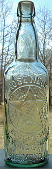 ROSENEGK BREWING COMPANY EMBOSSED BEER BOTTLE