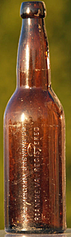 THE VIRGINIA BREWING COMPANY EMBOSSED BEER BOTTLE