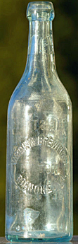 THE VIRGINIA BREWING COMPANY EMBOSSED BEER BOTTLE