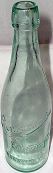 CONSUMERS BREWING COMPANY EMBOSSED BEER BOTTLE