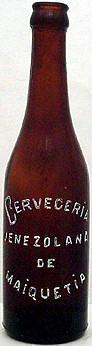 CERVECERIA EMBOSSED BEER BOTTLE