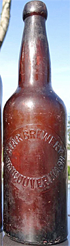 STAR BREWERY EMBOSSED BEER BOTTLE