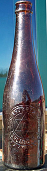 ASHLAND BREWING COMPANY EMBOSSED BEER BOTTLE