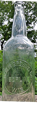 BERLIN BREWING COMPANY EMBOSSED BEER BOTTLE