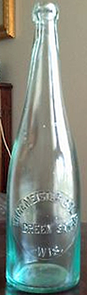 HAGEMEISTER BREWING COMPANY EMBOSSED BEER BOTTLE