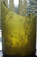 J. G. GOTTFREDSEN & SON BREWERS EMBOSSED BEER BOTTLE