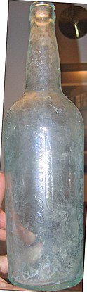 G. HEILEMAN BREWING COMPANY EMBOSSED BEER BOTTLE