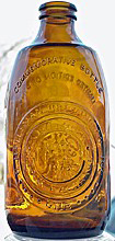 G. HEILEMAN BREWING COMPANY EMBOSSED BEER BOTTLE