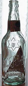 VAL BLATZ BREWING COMPANY EMBOSSED BEER BOTTLE