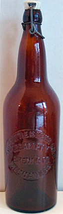 CREAM CITY BREWING COMPANY EMBOSSED BEER BOTTLE